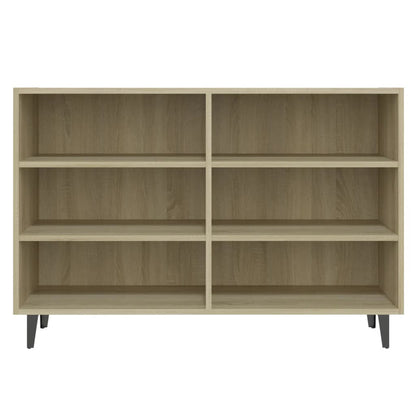 Credenza Rovere Sonoma 103,5x35x70 cm in Legno Multistrato