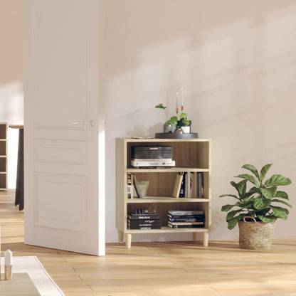 Credenza Rovere Sonoma 57x35x70 cm in Legno Multistrato