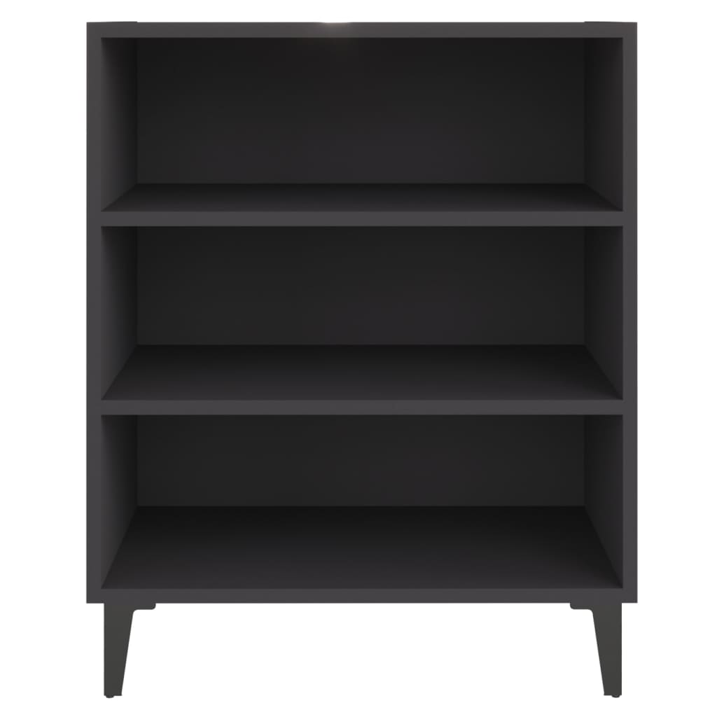 Credenza Grigia 57x35x70 cm in Legno Multistrato