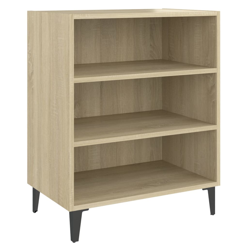 Credenza Rovere Sonoma 57x35x70 cm in Legno Multistrato