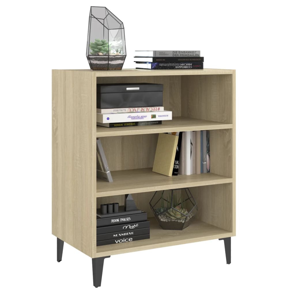Credenza Rovere Sonoma 57x35x70 cm in Legno Multistrato