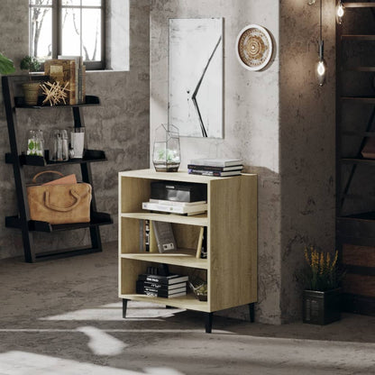 Credenza Rovere Sonoma 57x35x70 cm in Legno Multistrato