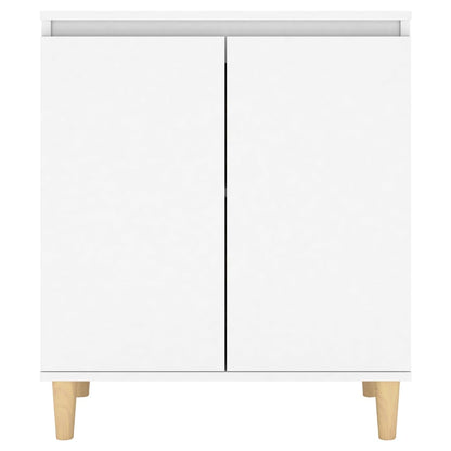 Credenza Bianca 103,5x35x70 cm in Legno Multistrato