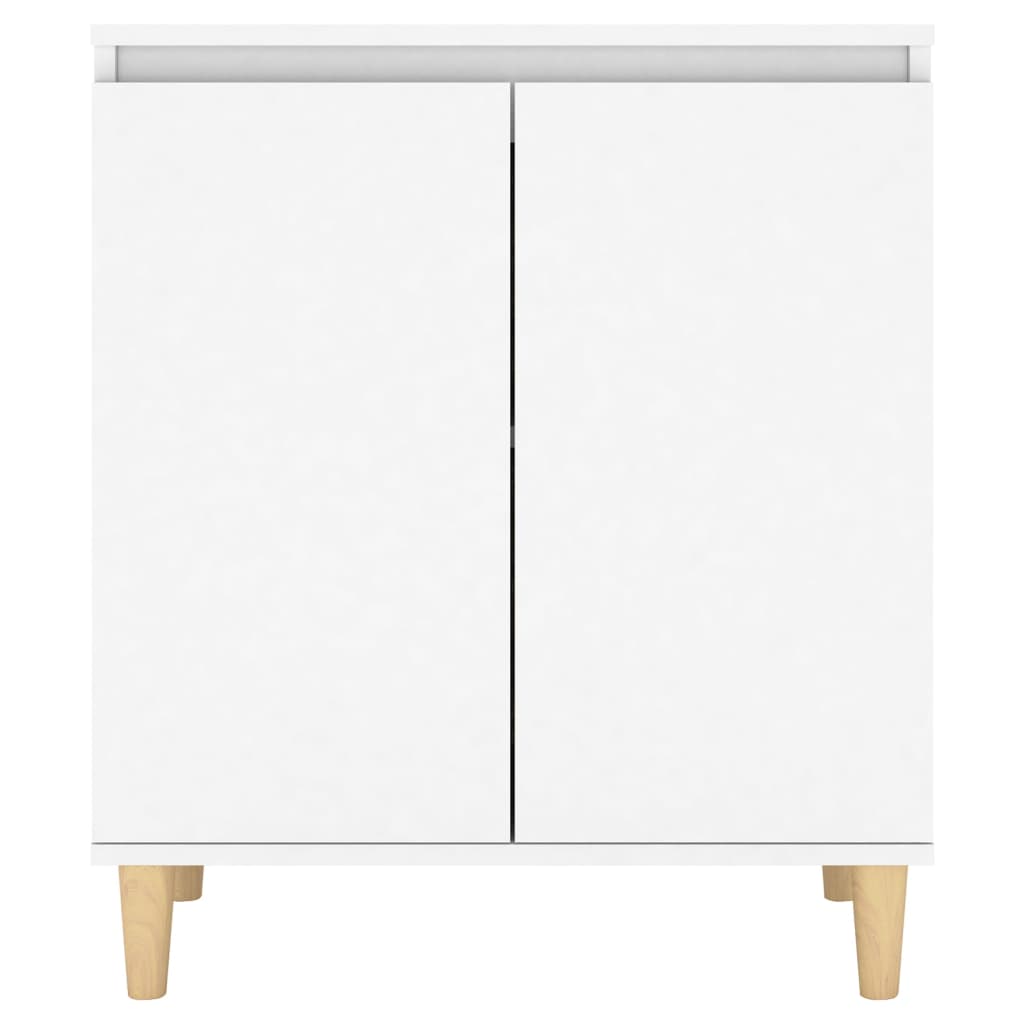 Credenza Bianca 103,5x35x70 cm in Legno Multistrato