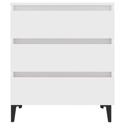 Credenza Bianca 60x35x69 cm in Legno Multistrato