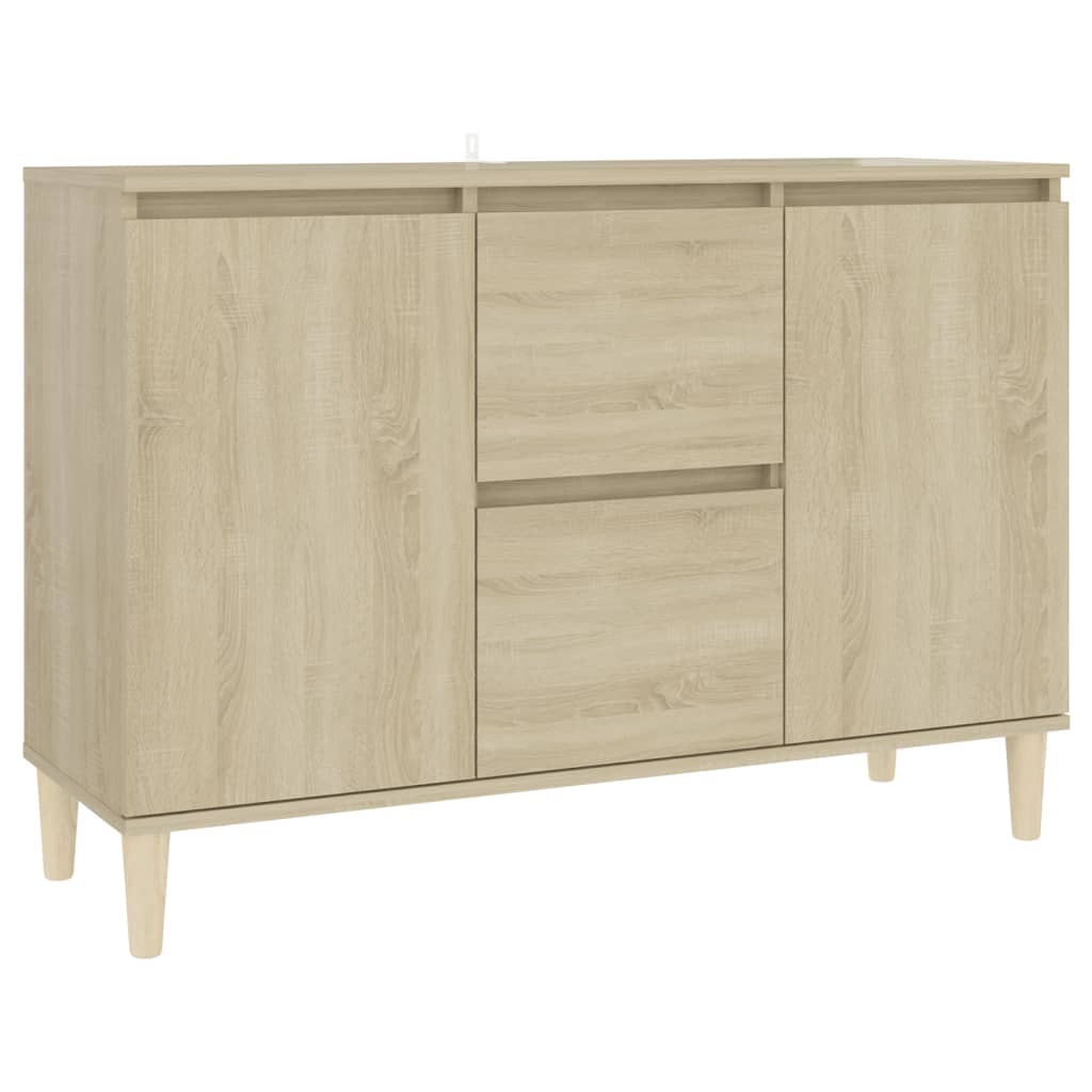 Credenza Rovere Sonoma 101x35x70 cm in Legno Multistrato