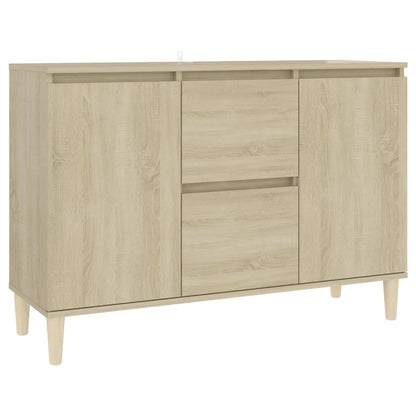 Credenza Rovere Sonoma 101x35x70 cm in Legno Multistrato
