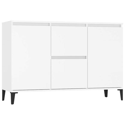 Credenza Bianca 102x35x70 cm in Legno Multistrato