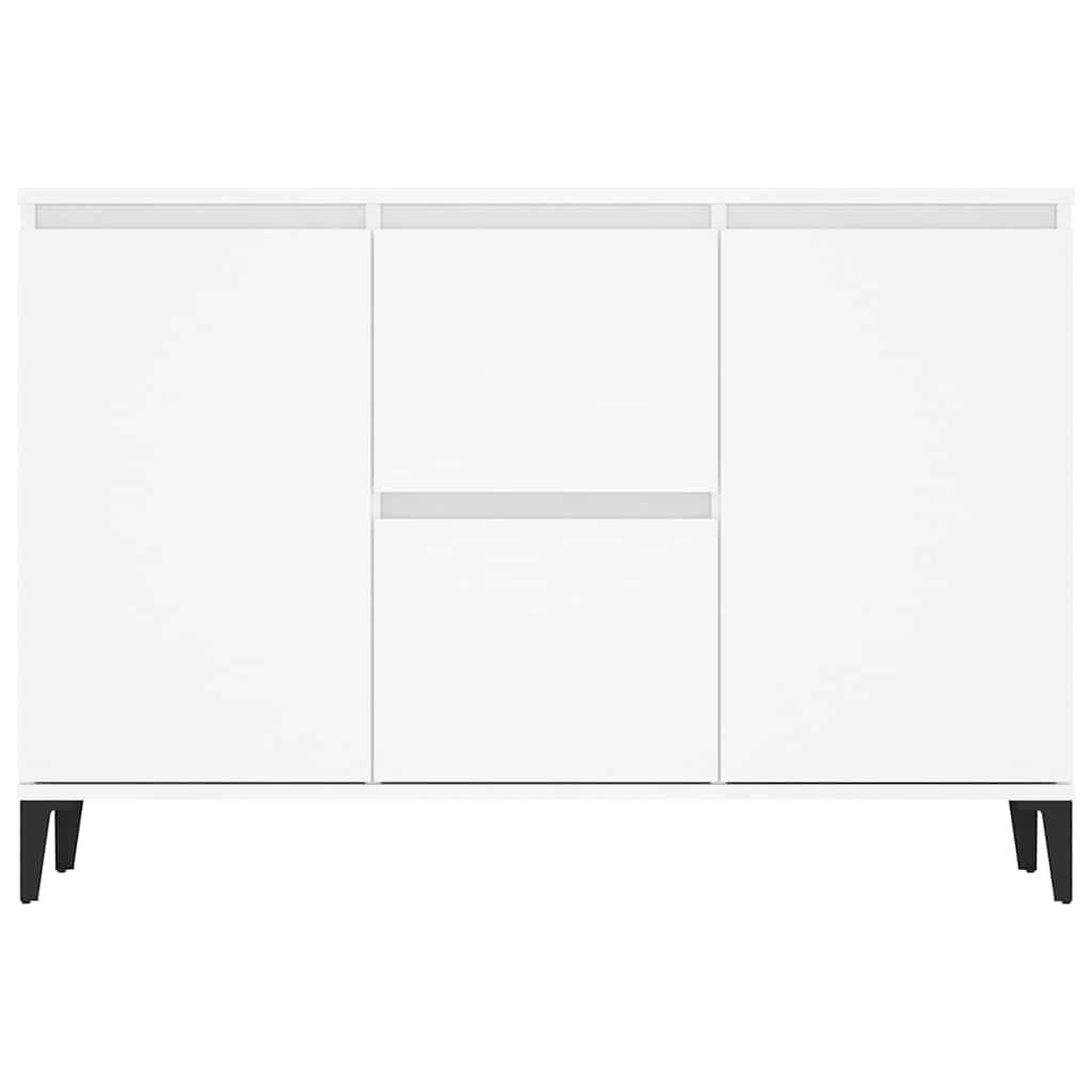 Credenza Bianca 102x35x70 cm in Legno Multistrato