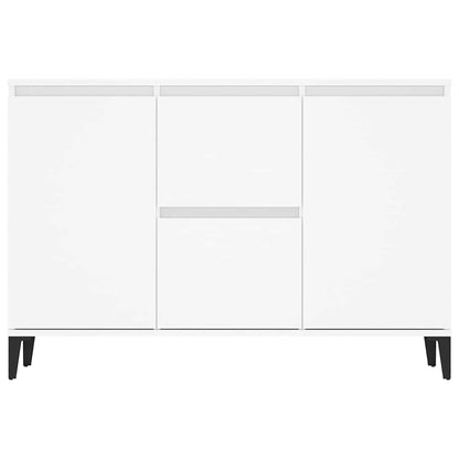 Credenza Bianca 102x35x70 cm in Legno Multistrato