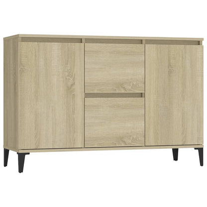 Credenza Rovere Sonoma 102x35x70 cm in Legno Multistrato