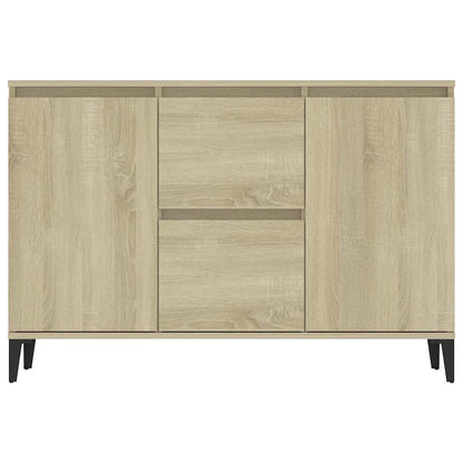 Credenza Rovere Sonoma 102x35x70 cm in Legno Multistrato