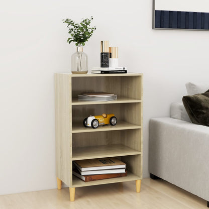 Credenza Rovere Sonoma 57x35x90 cm in Legno Multistrato