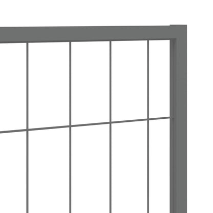 Gabbia per Cani Argento 300x100x70 cm in Acciaio