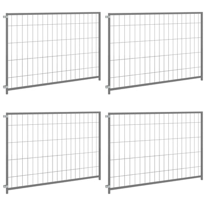 Gabbia per Cani Argento 300x100x70 cm in Acciaio