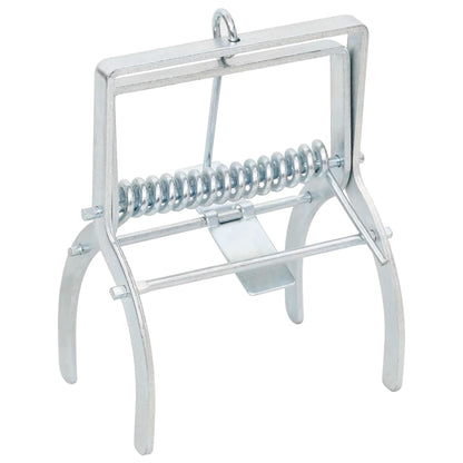 Trappole per Talpe 4 pz Argento Acciaio Zincato
