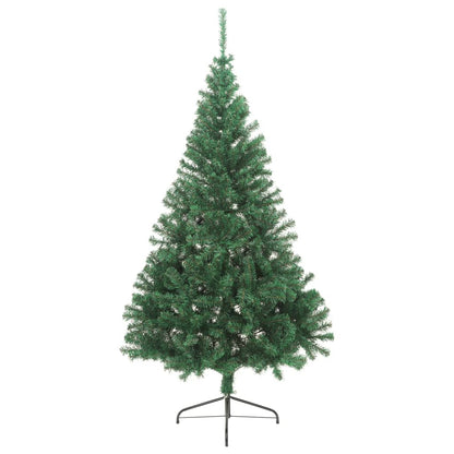 Albero di Natale Artificiale MetÃ  con Supporto Verde 240 cm PVC