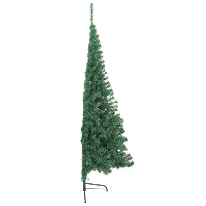 Albero di Natale Artificiale MetÃ  con Supporto Verde 240 cm PVC