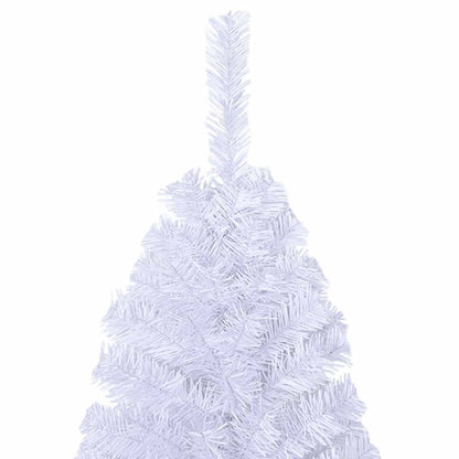 Albero di Natale Artificiale con Rami Spessi Bianco 120 cm PVC