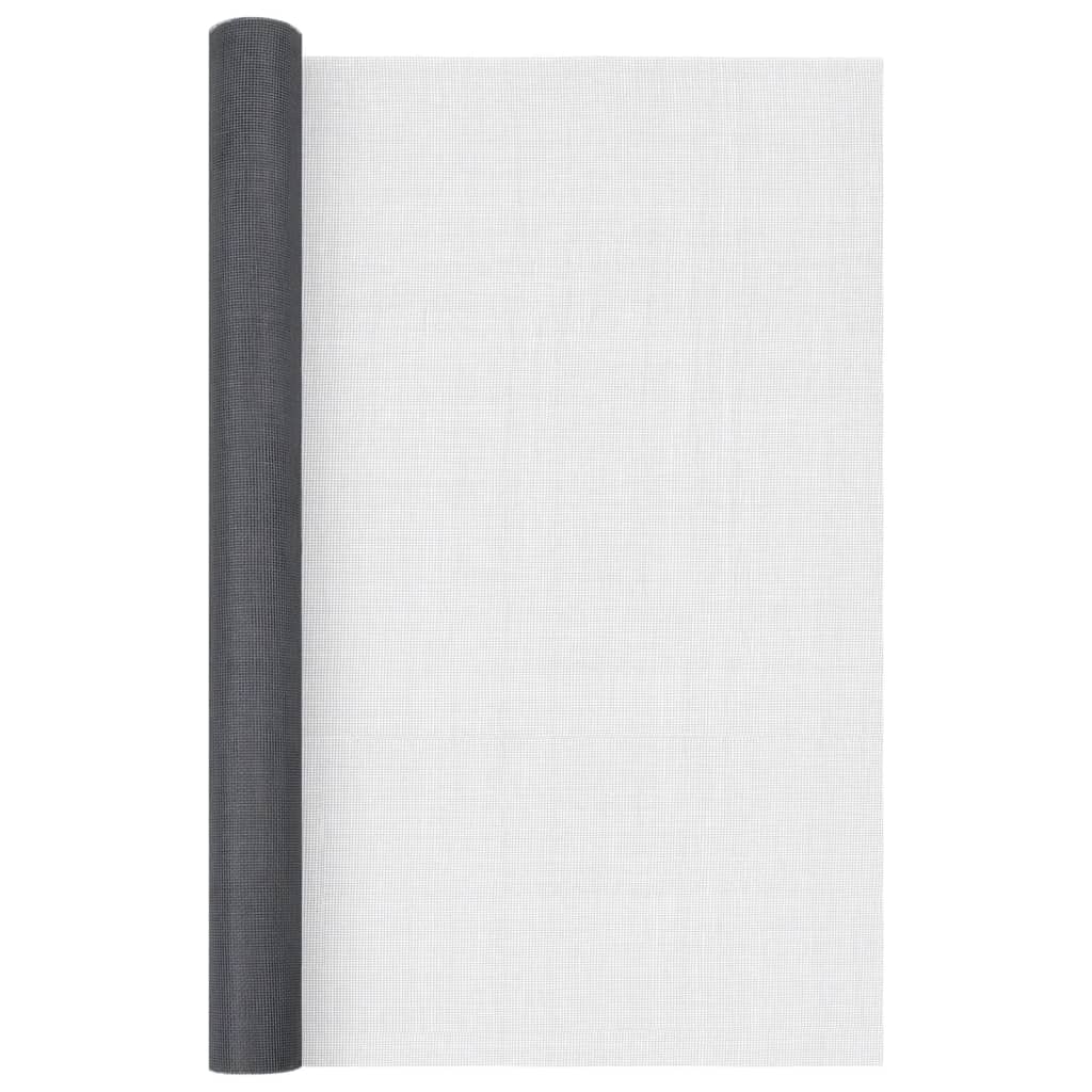 Zanzariera in Fibra di Vetro 80x2000 cm Grigia