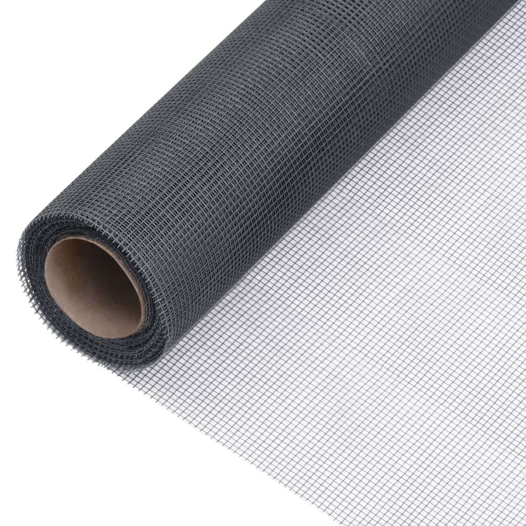 Zanzariera in Fibra di Vetro 100x2000 cm Grigia