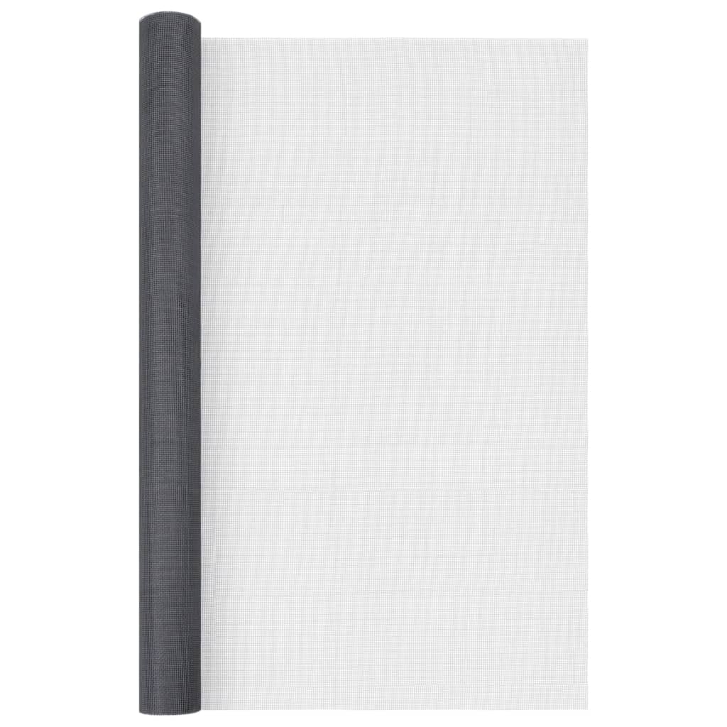 Zanzariera in Fibra di Vetro 100x2000 cm Grigia