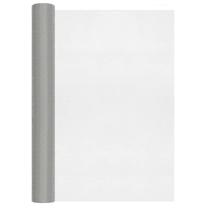 Recinzione in Rete in Acciaio Inossidabile 60x1000 cm Argento
