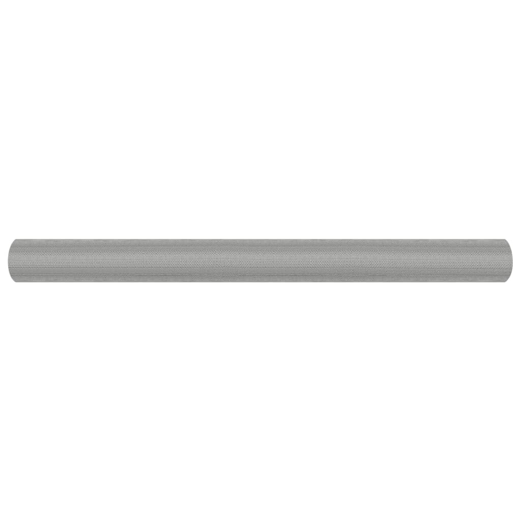 Recinzione in Rete in Acciaio Inossidabile 112x500 cm Argento