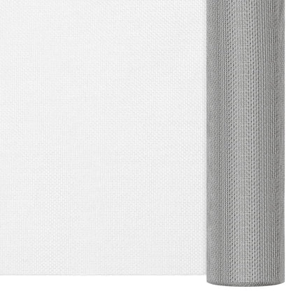 Recinzione in Rete in Acciaio Inossidabile 112x2000 cm Argento