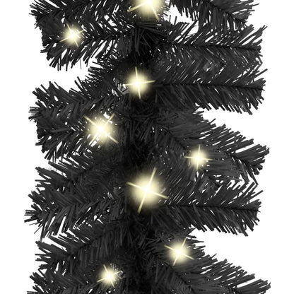 Ghirlanda Natalizia con Luci a LED 5 m Nera