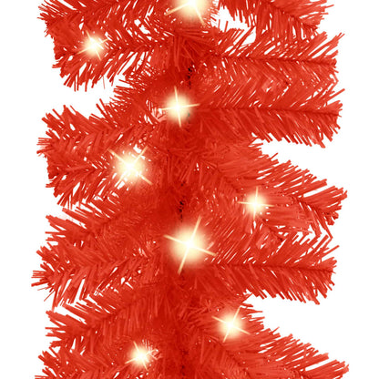 Ghirlanda Natalizia con Luci a LED 5 m Rossa