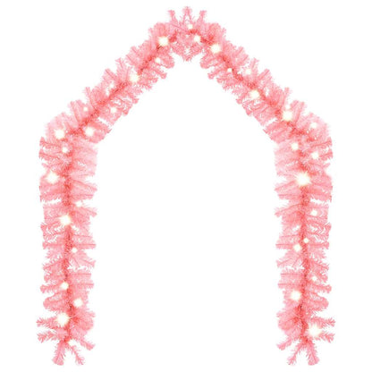 Ghirlanda Natalizia con Luci a LED 10 m Rosa