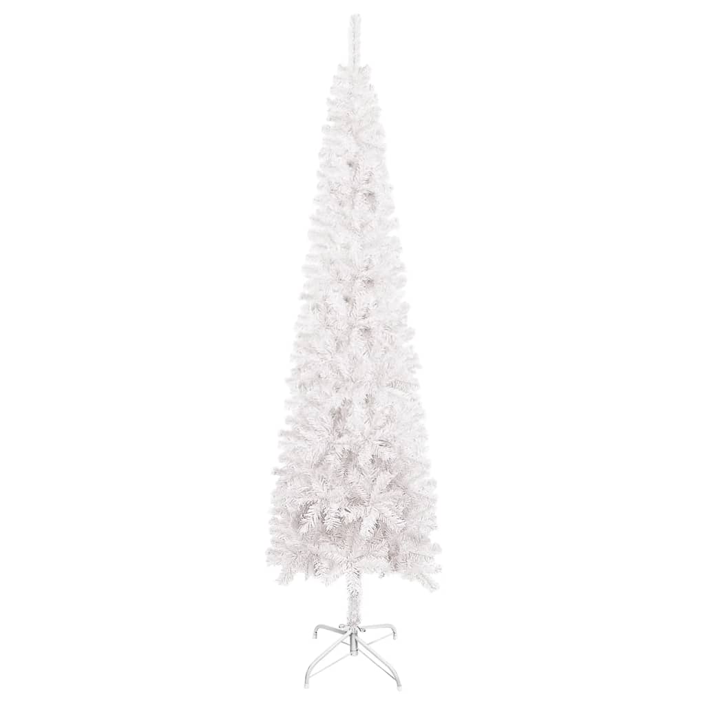 Albero di Natale Sottile Bianco 120 cm