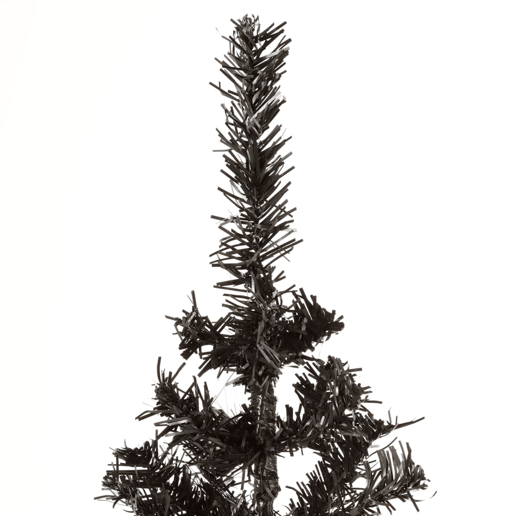 Albero di Natale Sottile Nero 120 cm