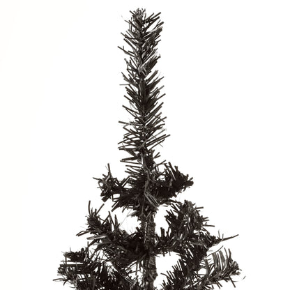 Albero di Natale Sottile Nero 120 cm