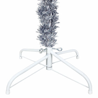 Albero di Natale Sottile Argento 180 cm