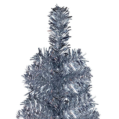 Albero di Natale Sottile Argento 240 cm