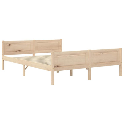 Giroletto senza Materasso 140x200 cm in Legno Massello di Pino
