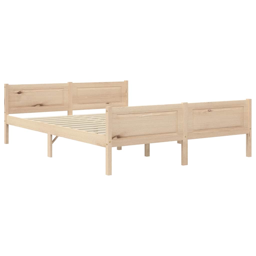 Giroletto senza Materasso 160x200 cm in Legno Massello di Pino