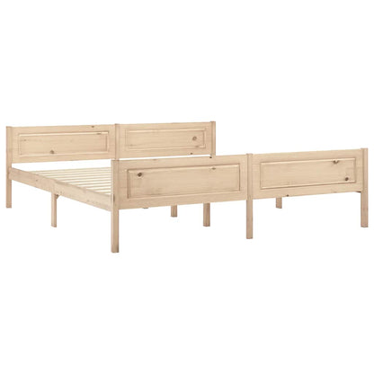 Giroletto senza Materasso 180x200 cm in Legno Massello di Pino