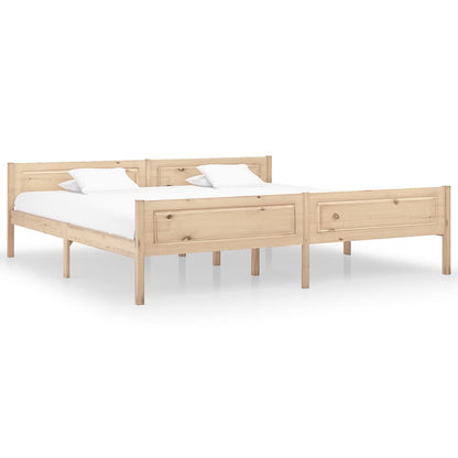 Giroletto senza Materasso 200x200 cm in Legno Massello Pino