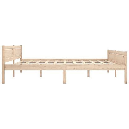Giroletto senza Materasso 200x200 cm in Legno Massello Pino
