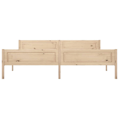 Giroletto senza Materasso 200x200 cm in Legno Massello Pino