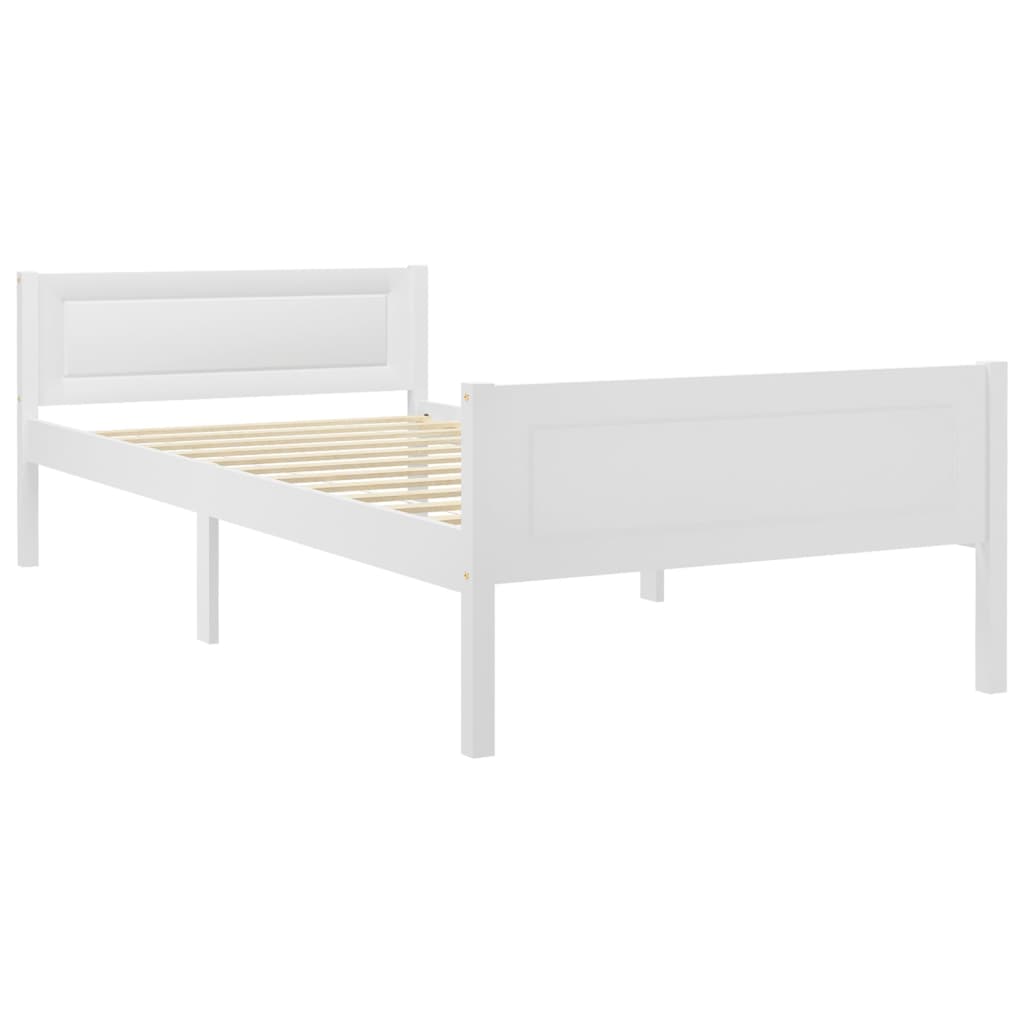 Giroletto Bianco in Legno Massello di Pino 100x200 cm