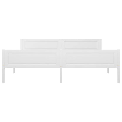 Giroletto Bianco in Legno Massello di Pino 180x200 cm
