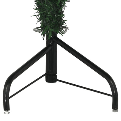 Albero di Natale Artificiale ad Angolo con Supporto Verde 150 cm PVC