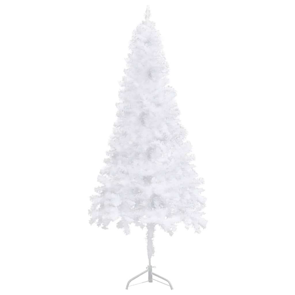 Albero di Natale Artificiale ad Angolo Bianco 150 cm PVC