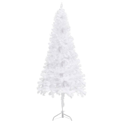 Albero di Natale Artificiale ad Angolo Bianco 210 cm PVC