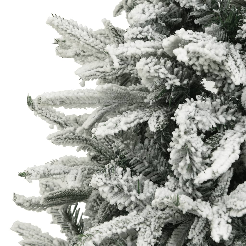 Albero di Natale Artificiale con Neve Verde 150 cm PVC e PE