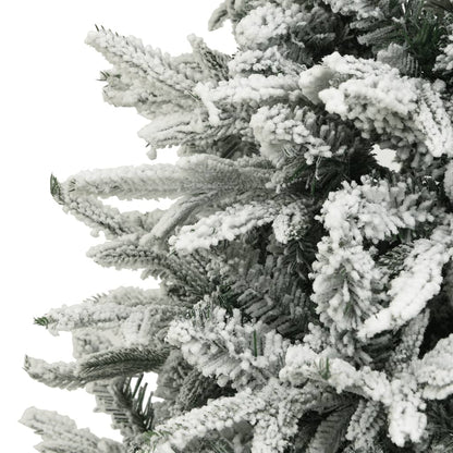 Albero di Natale Artificiale con Neve Verde 150 cm PVC e PE